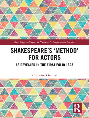 cover image of Shakespeare's 'Method' for Actors